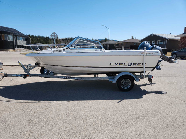 1999, 18 foot Campion Explorer 542 in Powerboats & Motorboats in St. Albert - Image 4