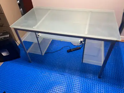 glass desk , View more