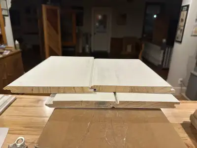 Primed Nickel Gap shiplap t&g fj pine 1x8, View more