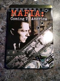 Mafia: coming to America 3 set DVD's tin box 