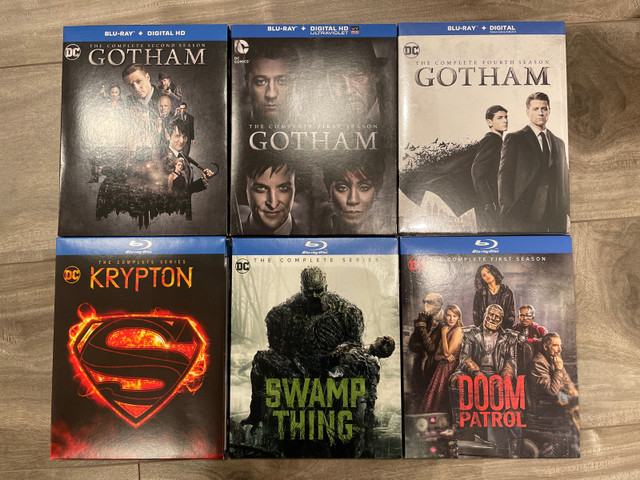 DC TV Blu-ray - Gotham Krypton Swamp Thing Doom Patrol in CDs, DVDs & Blu-ray in City of Toronto