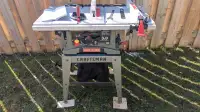10 in. 3 HP. CRAFSMAN TABLE SAW .