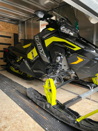 2019 Polaris Indy XC 850 129 and 2019 Mission hybrid trailer