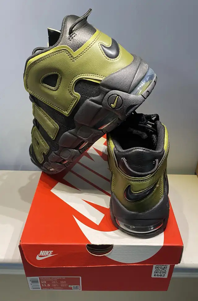 SOLD - Nike Air More Uptempo Rough Green - 10M in Men's Shoes in City of Toronto - Image 4