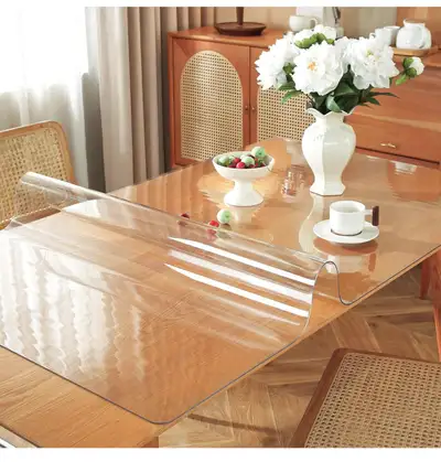 Clear Table Cover Protector 40” x 70”, View more