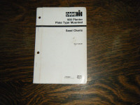 Case IH 900 Planter Seed Charts Manual 9-12421R1