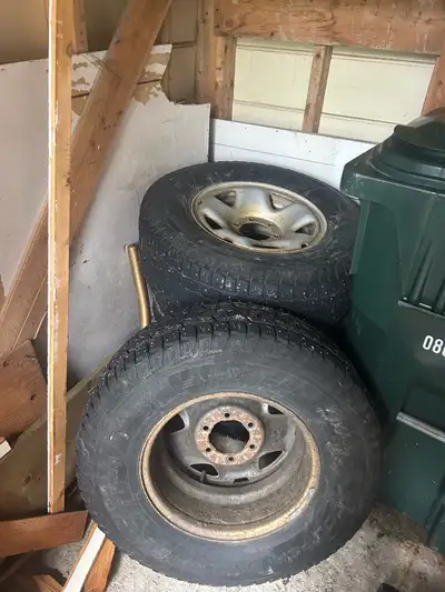 4 Studded tires 265/70 R16 Rims included. $950 Ono used one winter. Located in Harbour Breton but co...