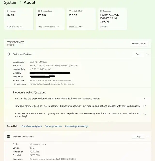 DELL XPS 8940 Gaming Work Desktop Computer + Keyboard Mouse in Desktop Computers in City of Toronto - Image 7