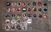 VINTAGE 1995 McDonalds Pogs "Batman Forever" Complete