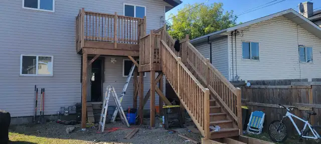 Decks, railings, stairs and fences.. in Decks & Fences in Edmonton - Image 2