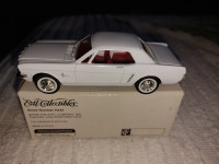 ERTL 1:43 SCALE 1964 1/2 WHITE FORD MUSTANG