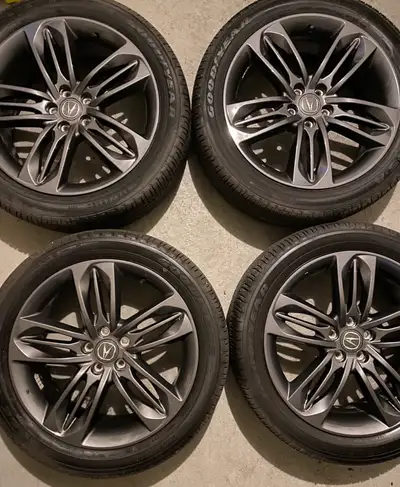 OEM 20” Acura Rims with Goodyear Eagle Sport Tires – 255/45R20 – Excellent Condition Selling a clean...