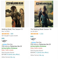 The Walking Dead : Season 10 & 11 (12 DVD Disc Set)