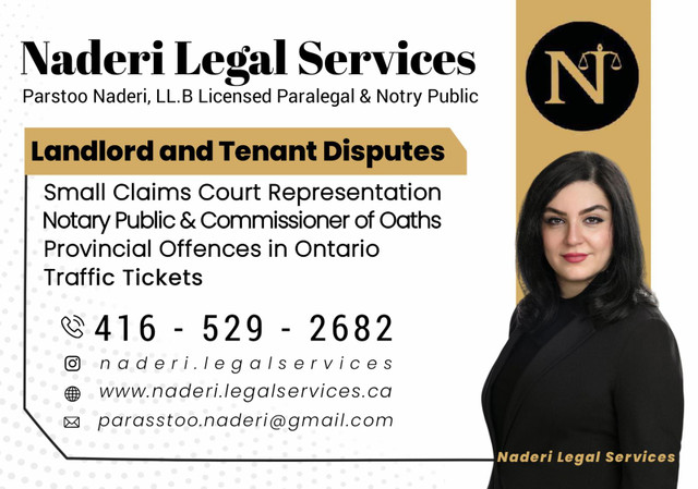 Trusted Paralegal for Landlord-Tenant Issues – Pay Step-by-Step - City of Toronto in Financial & Legal in City of Toronto