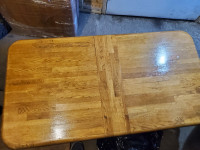 Vintage solid oak coffee end table