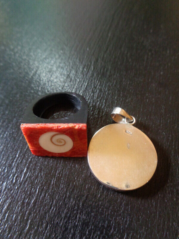 Set of Shiva Eye Pendant & Matching Ring in Jewellery & Watches in Victoria - Image 2