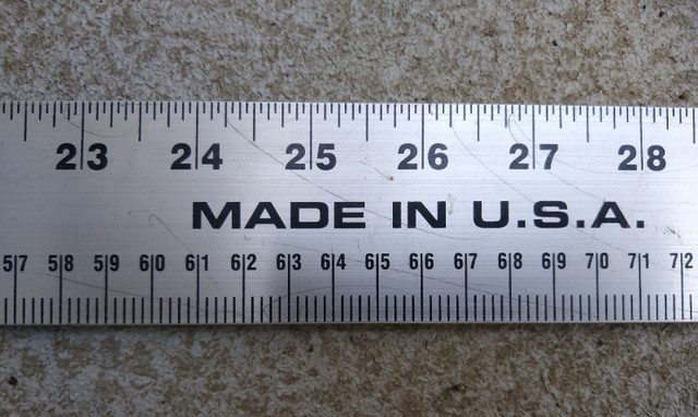 Johnson Level 48 In. Heavy-Duty Aluminum Straight Edge Ruler