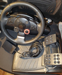Logitech Driving Force GT Racing Wheel and Pedals