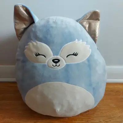 Squishmallows Blue Fox Plush Toy for Kids, View more
