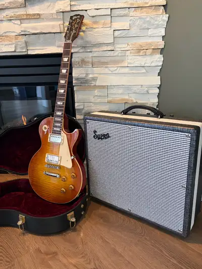 2014 Gibson Les Paul R8 1958 VOS / Supro Black Magik Amp, View more