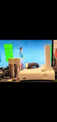 Xbox 360 w/HD DVD player & games