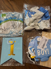 Baby Boy Shower Party Decorations