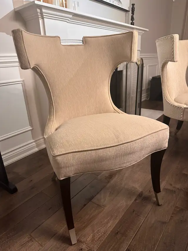 Luxury Compositions High‑Back Wing Dining Chairs | 600for6 sets in Chairs & Recliners in Oakville / Halton Region - Image 3