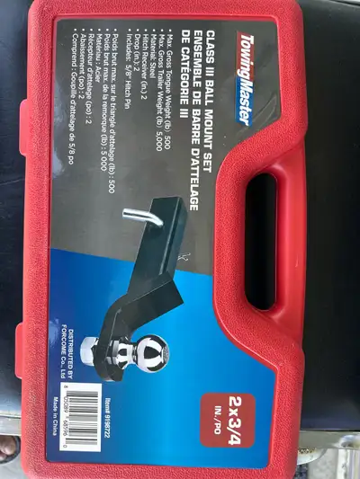 2 inch Ball mount for Toe Hitch , used only once.