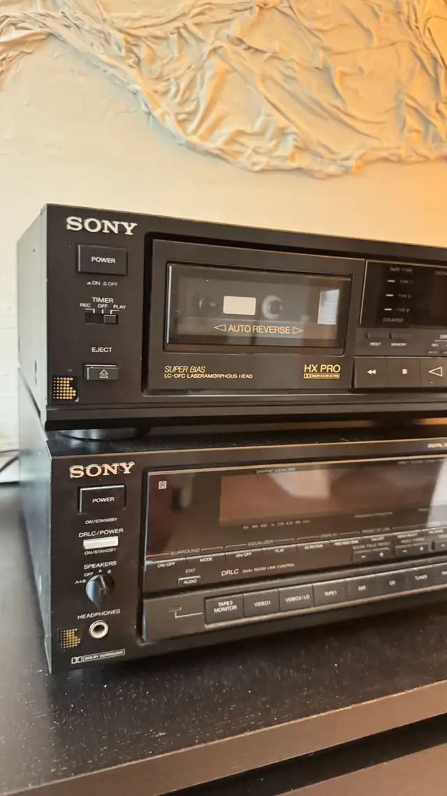 Sony  STR-AV920 Receiver & TC-RX55 Cassette  in Stereo Systems & Home Theatre in City of Toronto - Image 3