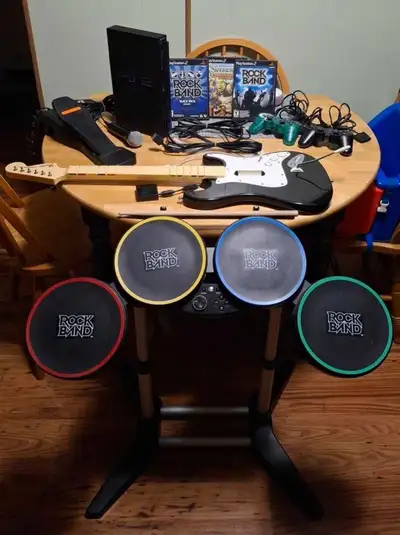 playstation 2 rockband bundle, View more