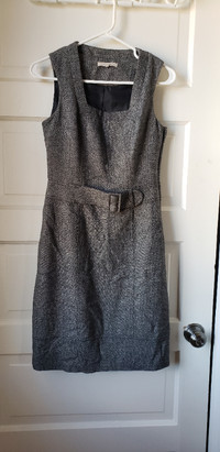 Grey tweed dress