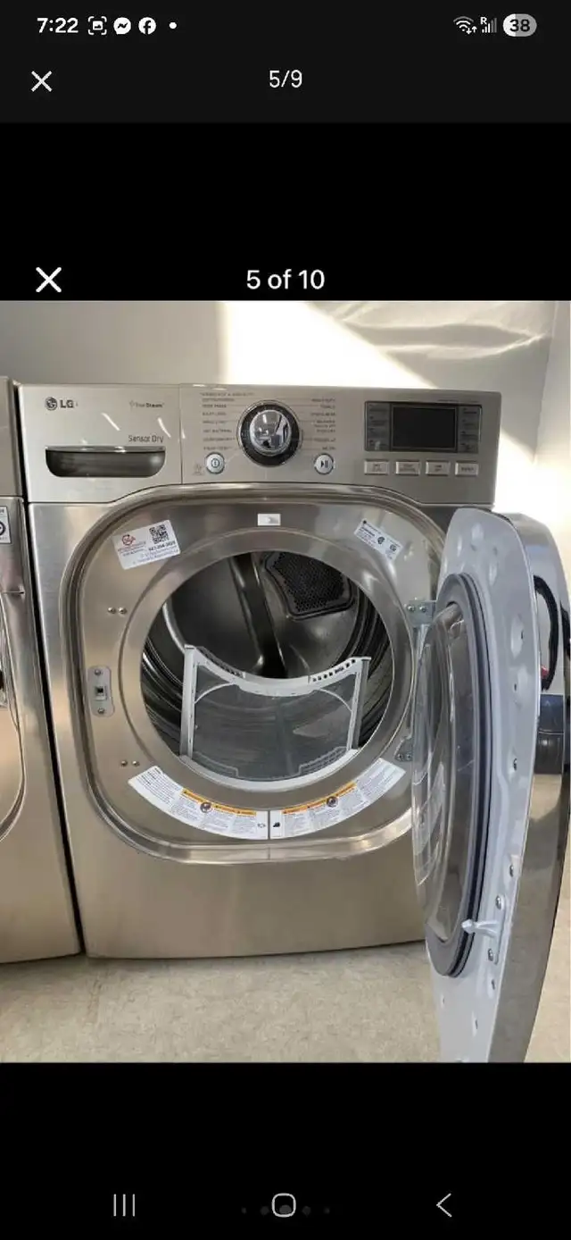 STEAM WASHer electric dryer stackable  in Washers & Dryers in Oakville / Halton Region - Image 7