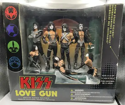 Kiss Love Gun Deluxe Boxed Edition-Super Stage Figures-Sealed, View more