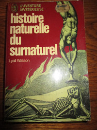 Livre "Histoire naturelle du surnaturel" de Lyall Watson