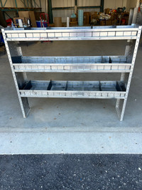 Aluminum storage shelf