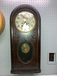 Rare Vintage GB Mechanical Wall Clock - Accurate & Fully Working