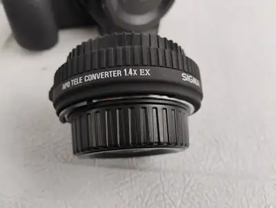 Sigma teleconverter 1.4 for Nikon. Like new.CA$95, View more