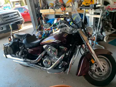 I am selling my 2004 Kawasaki Vulcan 1700 Classic, a used cruiser motorcycle with a smooth ride and...