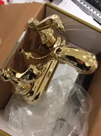 75% off Brass Gold Faucet Taps are back “NEW” box
