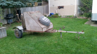 Combination utility trailer