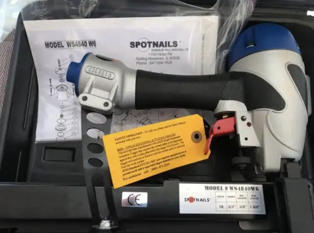 spot nails 18 Ga 1/4 crown floor stapler  in Power Tools in City of Toronto - Image 3