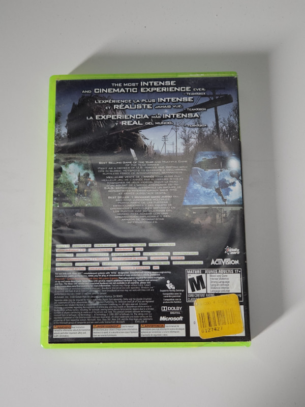 Call of Duty 4 Modern Warfare (Game Of The Year Edition) in XBOX 360 in Kitchener / Waterloo - Image 2