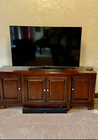 Wood TV cabinet