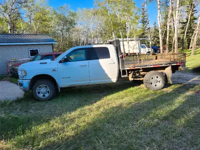 For Sale 2021 Ram 3500 Crew Cab Truck with 2024 Double A Trailers, Channel 7" by 8.5" Truck Deck wit...
