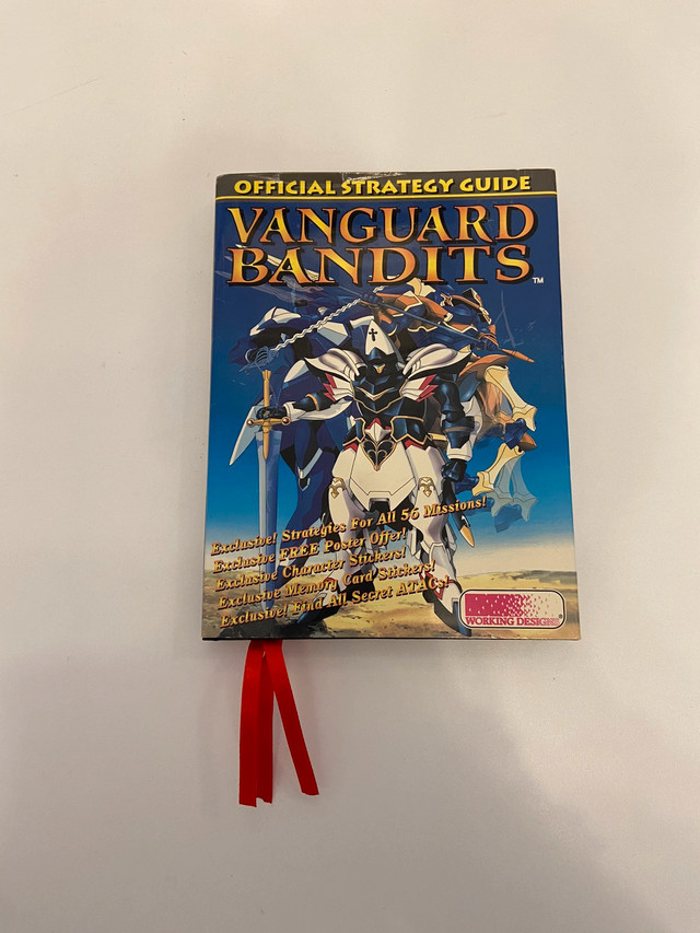 Vanguard bandits strategy guide PlayStation PS1 with stickers in Arts & Collectibles in Oshawa / Durham Region