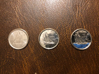 monnaie   10 cents 2021 Bluenose 100ieme anniversaire
