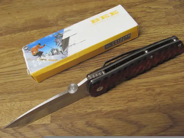 BEE L-01 FOLDING TANTO KNIFE in Fishing, Camping & Outdoors in Muskoka - Image 8