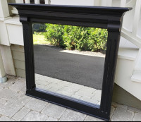 Large framed mirror