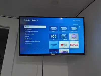 Philips Roku TV & Stand, View more