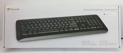 Clavier sans fil MICROSFOT Wireless Keyboard 850 Desktop, View more